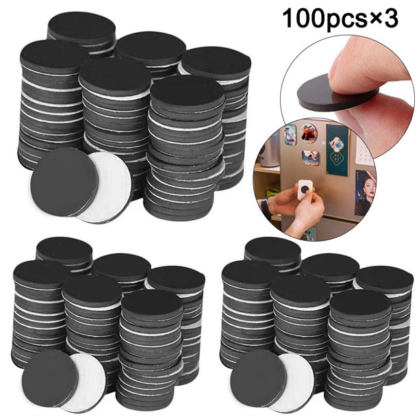 Discos Magnéticos Redondos Multiusos para Nevera DIY Building Craft Offi (100uds)