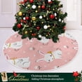 thumbnail image 6 of FMSHPON Cute Rabbit Easter Xmas Christmas Tree Skirt Stand Mat for Holiday Party Decoration Indoor Outdoor 48 inches, 6 of 6