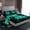 Black Cyan, variant on Homewish Black Pink Gamepad Full Size Sheets, Neon Gradient Game Console Bed Sheets, Cartoon Theme Sheet Sets, Super Cozy Room Decor, 4pcs