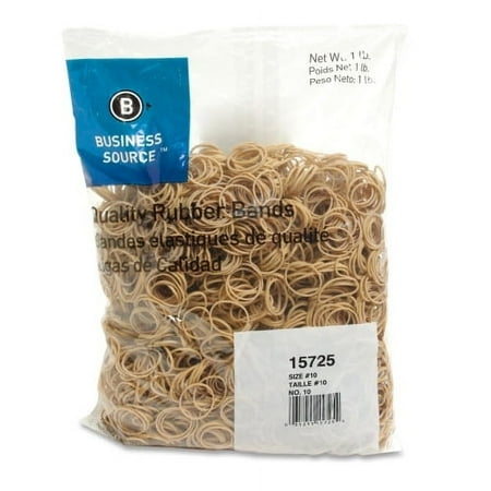 UPC: 0035255157254 | Business Source Quality Rubber Bands Size: #10 – 1.3  Length x 0.1  Width – Sustainable – 3700 / Pack – Rubber – Crepe