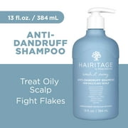 Hairitage Wash It Away Anti-Dandruff Shampoo | For Oily, Flaky Scalp | Dandruff Shampoo Treatment | 13 fl oz