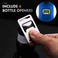 thumbnail image 4 of LOWLHOME Beer Bottle Insulators Sleeves, Zip-up Neoprene Insulated Bottle Jacket with Bottle Opener, Built-in 12oz Standard Beer Bottles Covers, 4 of 5