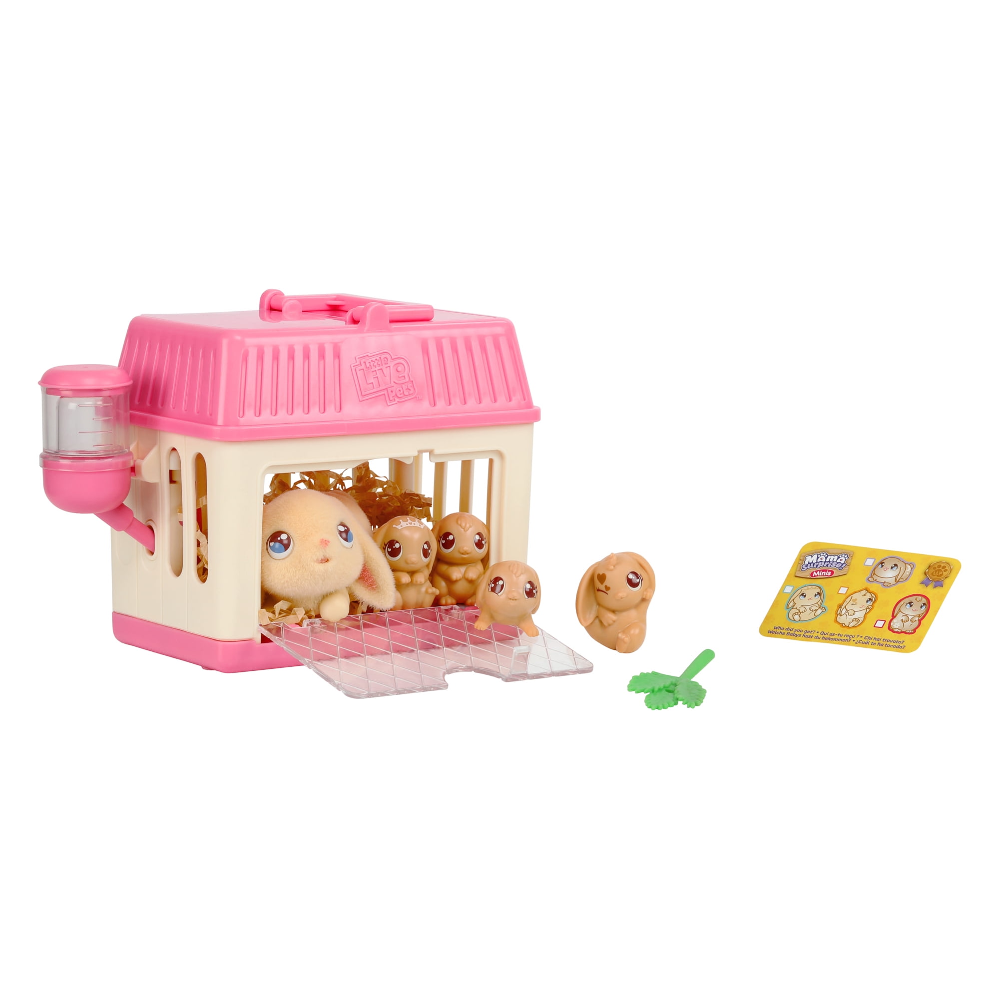 Little Live Pets Mama Surprise Lil' Bunny Minis Playset, Ages 5+