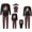 Black Women, variant on RUINIXCW Family Christmas Pajamas Matching Set Xmas Outfit PJS Holiday Jammies Letter Tree Print Long Sleeve Tops and Plaid Pants Sleepwear Loungewear