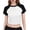 Black, variant on Cue Crop Tops for Women Teen Girls Raglan Sleeve Crew Neck Tees Colorblock Summer Casual Short Sleeve Tshirts (M, Watermelon Red)