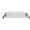 thumbnail image 2 of Heavy Duty Chrome Wire Wall Mount Shelf - Commercial Storage Rack for Kitchen Pantry Garage Bathroom, 2 of 5