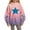 Pink, variant on Spazoro Girls Hoodie Sweatshirts, Pockets Gradient Color Star Print Fleece Lined Long Sleeve Casual Pullover for Girls Pink Size 7-8T