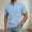 #Light Blue, variant on DPTALR Men's Henley Stand Collar T-Shirt,Short Sleeve Casual Pocket Top,Black,Big Men's,Tall Men's M,Young Men's Shirts