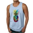 thumbnail image 1 of Casual Tops de Verano de la Moda de los Hombres sin Mangas Impreso Cuello Redondo, Camisa Ligera Y Cómoda para Diario, 1 of 5