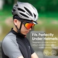 thumbnail image 4 of WEST BIKING Bicycle Summer Cap for Outdoor Cycling - Breathable Sun Protection Hat for Riders, Gradient Blue to Black, Comfortable Fit with Helmets, Lightweight and Stylish, 4 of 6