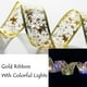 thumbnail image 2 of Cinta de luces LED para árbol de Navidad, luz de hadas para decoración colgante navideña del hogar Oro colorido 2m, 2 of 9