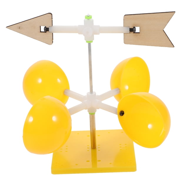 Veleta de viento DIY, modelo de montaje para niños, divertido experimento científico, juguete educativo