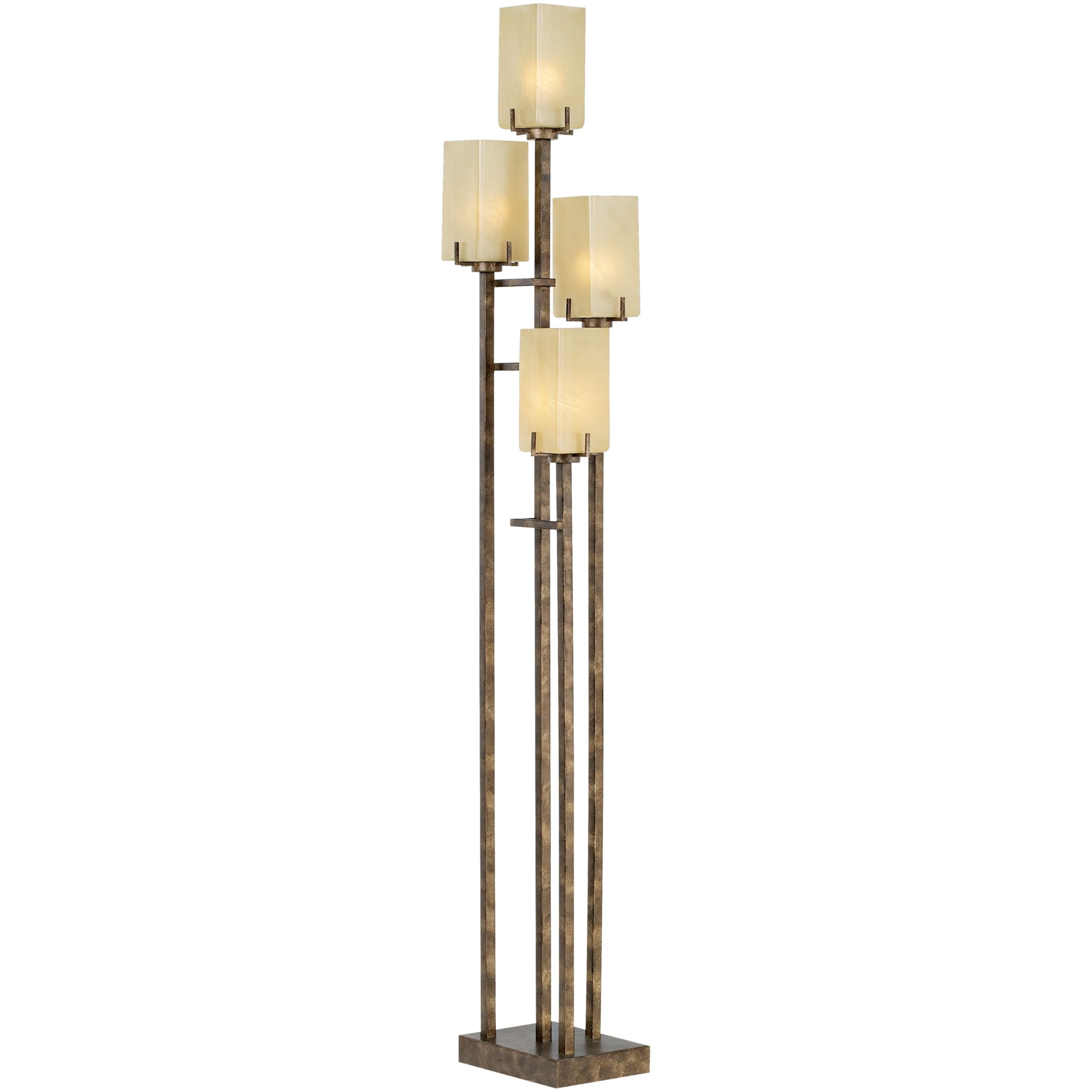 Kathy Ireland City Heights Floor Uplight Bronze Floor Lamp