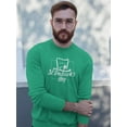 thumbnail image 2 of St. Patricks Day. Sweatshirt Men -Image by Shutterstock, Male Medium, 2 of 4