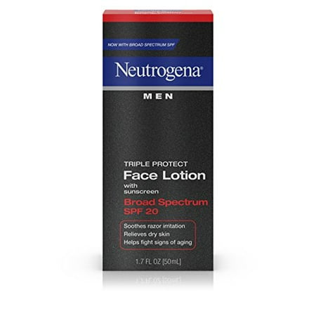 lotion neutrogena sunscreen protect triple face spf oz