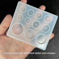 thumbnail image 2 of Set Of 3 Button Mold Diy Silicone Drip Mold 5 Sizes, 2 of 5