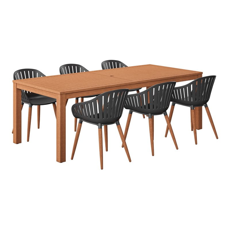 International Home Miami Corp Amazonia 7Piece Patio Dining Set in