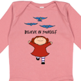 thumbnail image 4 of Inktastic Cordelia and Birds Believe in Yourself Boys or Girls Long Sleeve Baby Bodysuit, 4 of 5