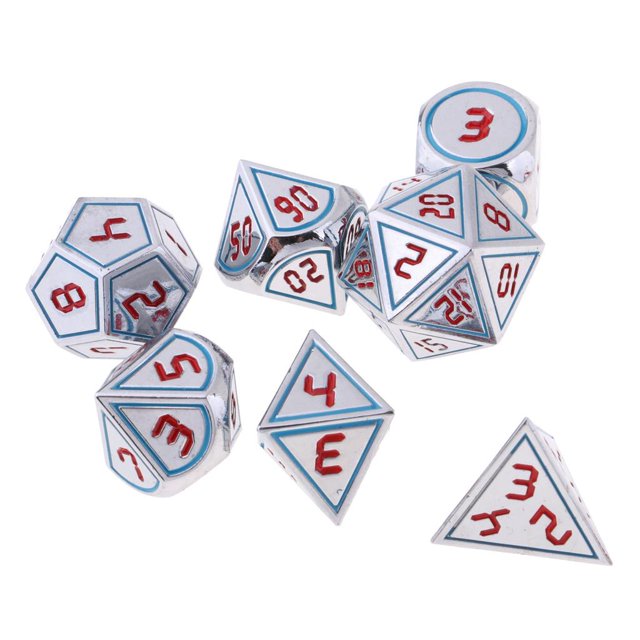 De Dados Polihédricos De Dados Múltiples De 7 Piezas \u0026D RPG Table Game yo Hugo Juego de dados de mesa