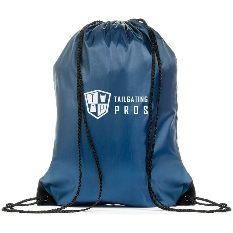 Tailgating Pros Pro-Style Two-Sided Cornhole Bags Stars W/Navy Suede Stripes W/White Suede & Bag Tote - Slick & Stick - All Weather - Set Of 8 - Seamless Feel, Free Shipping