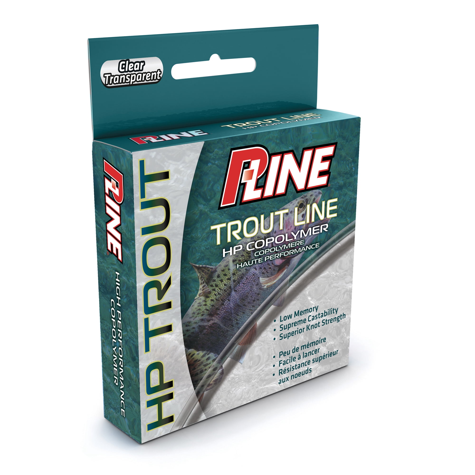 (2 pack) P-Line Trout Line 150 yd Clear 6 lb