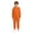 #02-Orange, variant on Boys Halloween Hooded Full Zip Jumpsuit Solid Color Long Sleeve One Piece