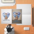 thumbnail image 4 of Abyssinian Proud Dad Happy Father's Day 5x7in Folded Greeting Card Cat Lover Kitten Owner Gifts Single Note Card with Envelope - 02008, 4 of 5