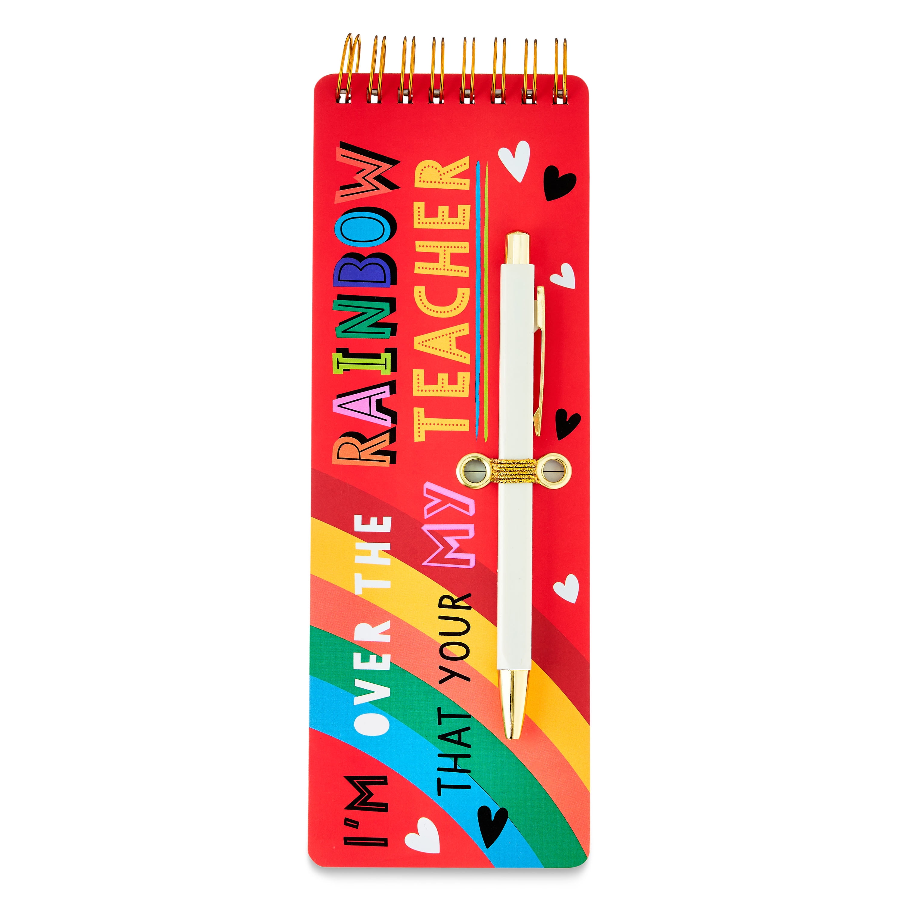 WAY TO CELEBRATE! Way To Celebrate Over The Rainbow Notebook with Pen