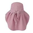 thumbnail image 5 of SAWOBUUN Women Sun Hat Wide Brim Breathable Fishing Hat UV Protection Lightweight Cap with Face Cover, 5 of 7