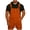 Orange, variant on Men's Loose Cotton-Blend Bib Overall Shorts, Adjustable Shoulder Straps Multi-Pocket Denim Casual Summer Beach Rompers,Light Blue,XXL