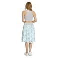 thumbnail image 5 of Women's Nautical Aquatic Elements Dolphin A-line Printed Skirt Casual Wear, S, Slate Blue Pale Blue, by Ambesonne, 5 of 6