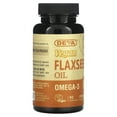thumbnail image 3 of Vegan, Flaxseed Oil, Omega-3, 90 Vegan Caps, 3 of 4