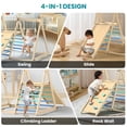 thumbnail image 2 of Gimnasio interior en la jungla BlueWood, 4 en 1, con columpio, tobogán y pared de escalada, 2 of 7