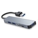 thumbnail image 2 of Estación de acoplamiento portátil USB Hub Seitruly Gris USB 3.0, 2 of 6