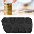 thumbnail image 3 of Rectangle Euro Coin Dispenser Plastic Coin Holders Storage Box Organizer Car Home Office Desktop Use, 3 of 9