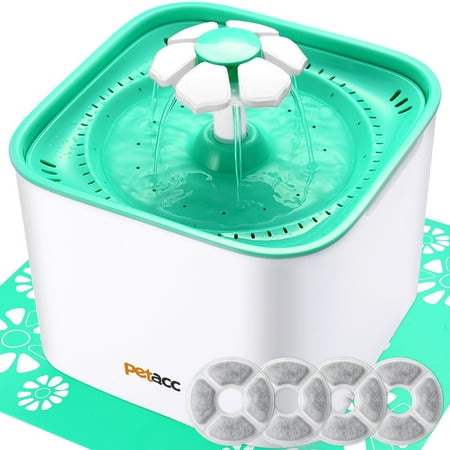 Cat Water - Petacc Pet Water Fountain Drinking Fountain Electric Fountain Waterer Healthy Drinking Water Bowl for Dogs and Cats