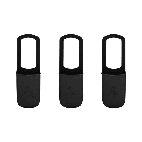 Ryan & Rose Cutie Holder Universal Stroller Cup Holder (Black | 3-Pack)