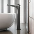 thumbnail image 5 of Sublime Single Hole, Single-Handle, High Arc Bathroom Faucet in Gunmetal Grey, 5 of 10