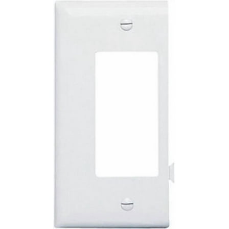 Pass & Seymour PJSE26 White Decorator Opening End Section Sectional Nylon Wall Plate
