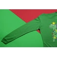 thumbnail image 5 of Old Glory Toddler Christmas Tree Rex T-Rex Funny Dinosaur Long Sleeve T Shirt, 5 of 6