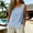 Light Blue-sleeveless tops for women, variant on FRSASU Women’s Cotton Linen Button Down Tank Tops Lightweight Breathable Summer Sleeveless Blouses White
