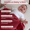 thumbnail image 5 of Little Dedi 100% Organic Cotton Baby Knitted Blanket with Gift Box - Soft Toddler, Crib, Stroller Blanket - Neutral Swaddle and Receiving Blanket for Newborns, 30"x40", Amberglow, 5 of 8