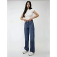 thumbnail image 3 of High Waist Straight Leg Jeans, 3 of 7