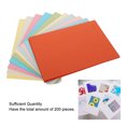thumbnail image 3 of Printed Card Stock, Durable 200Pcs Sturdy Printed Pearlescent Paper 15 X 10Cm Multifunctional  for Home, 3 of 7