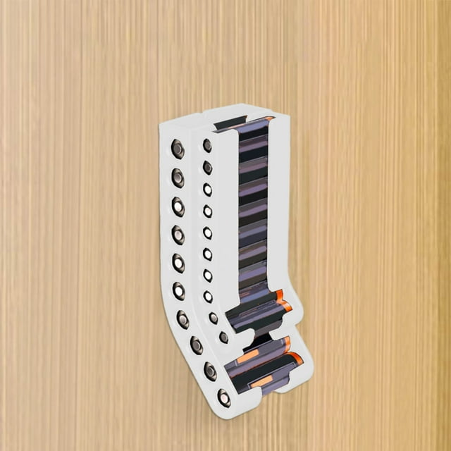 Battery Storage And Organiser AA/AAA Battery Storage Bracket Wall Mounted Storage Bracket For Batteries 5 And 7