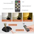 thumbnail image 2 of Set of 2 wireless LED spotlights with remote control and timer, suitable for indoor lighting; ideal for artwork, paintings, plants, photos, etc. - White, 2 of 5