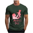 thumbnail image 2 of Tops para hombre, blusas y camisas de cuello redondo y manga corta para hombre, camisetas deportivas con estampados casuales para el Día de la Madre, blusas de cuello redondo y manga corta, blusas de, 2 of 5