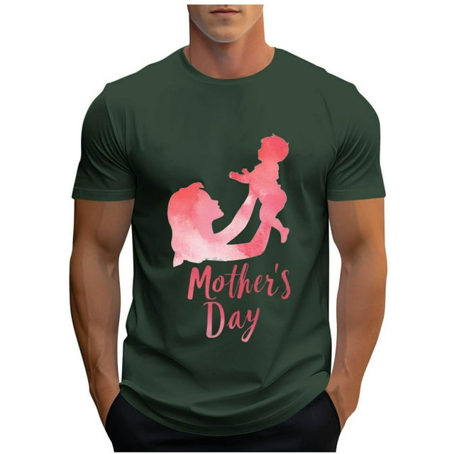 Usted Es Más Que una Camisa de Puntuación de Prueba, Hombre de Moda Casual Día de la Madre Impresión Deportiva Camiseta de Manga Corta