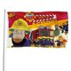 thumbnail image 1 of Sam el Bombero Bandera impresa con temática, regalo perfecto para fanáticos, amigos y familiares, y adecuada para actividades al aire libre e interiores, decoraciones de fiesta. 60*90CM, 1 of 6