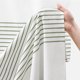 thumbnail image 5 of Cortina de ducha de tela para baño, moderna cortina de ducha a rayas, impermeable, para baño, juego de cortinas de ducha de 72 x 72 pulgadas de largo con ganchos para cortinas, 5 of 5
